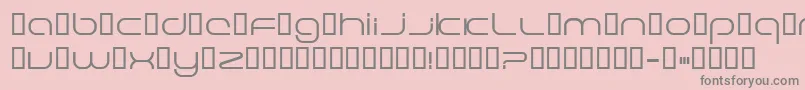 フォントEXCELE   – ピンクの背景に灰色の文字