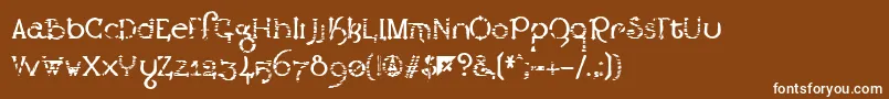Шрифт Exclamachine   LestaticCSS – белые шрифты на коричневом фоне