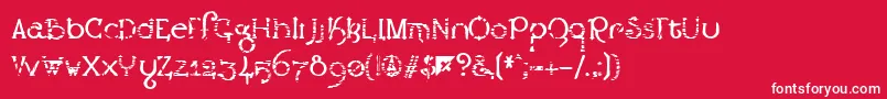 フォントExclamachine   LestaticCSS – 赤い背景に白い文字