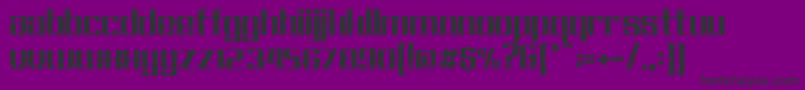 Więcej informacji o czcionce Exellent Czcionka Exellent – czarne czcionki na fioletowym tle