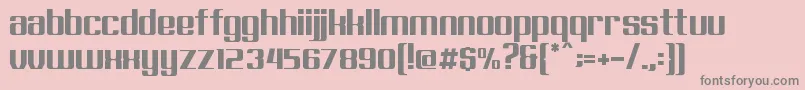 Exellent Font – Gray Fonts on Pink Background