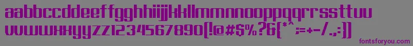 Шрифт Exellent – фиолетовые шрифты на сером фоне
