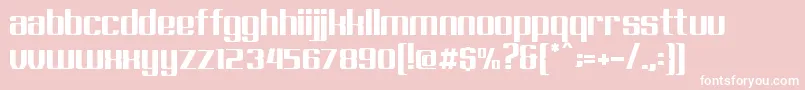 Exellent Font – White Fonts on Pink Background