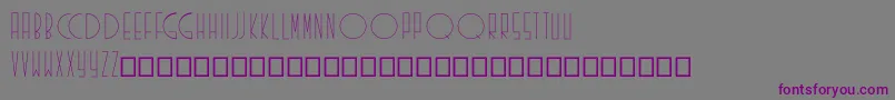 Existence Font – Purple Fonts on Gray Background