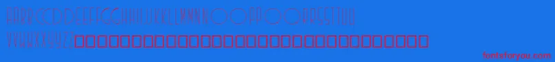Existence Font – Red Fonts on Blue Background