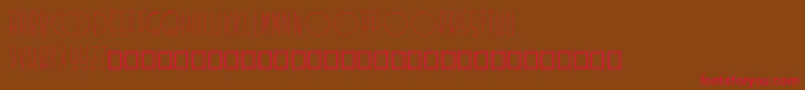 Existence Font – Red Fonts on Brown Background