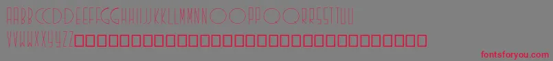 Existence Font – Red Fonts on Gray Background