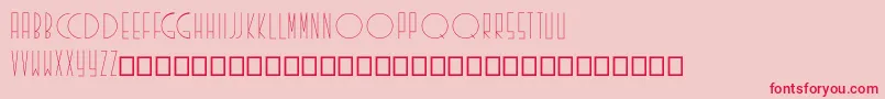 Existence Font – Red Fonts on Pink Background