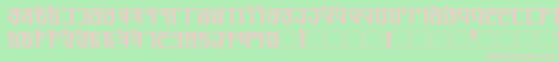 Exodite Bold Font – Pink Fonts on Green Background