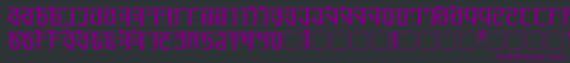 Exodite Distressed Bold Font – Purple Fonts on Black Background
