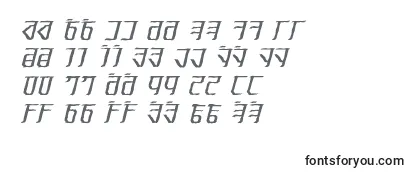 Обзор шрифта Exodite Distressed Italic