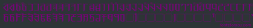 Exodite Font – Purple Fonts on Black Background