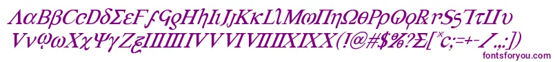 More about Achilles3superital Font Achilles3superital Font – Purple Fonts on White Background