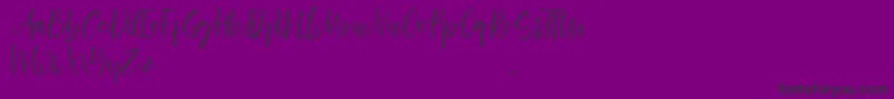 Exotico Demo Font – Black Fonts on Purple Background