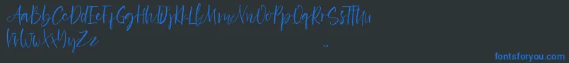 More about Exotico Demo Font Exotico Demo Font – Blue Fonts on Black Background