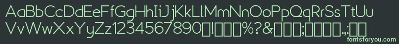 Explogos   Demo Font – Green Fonts on Black Background