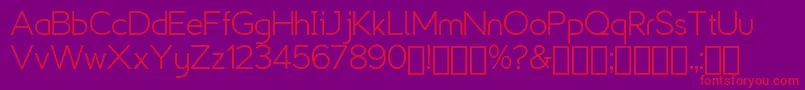 Explogos   Demo Font – Red Fonts on Purple Background