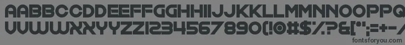 Exposure Salary Font – Black Fonts on Gray Background