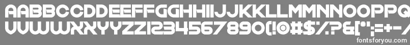 Exposure Salary Font – White Fonts on Gray Background