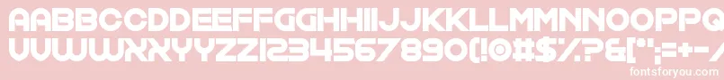 Exposure Salary Font – White Fonts on Pink Background