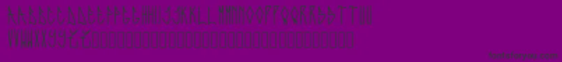 Expresiva Font – Black Fonts on Purple Background