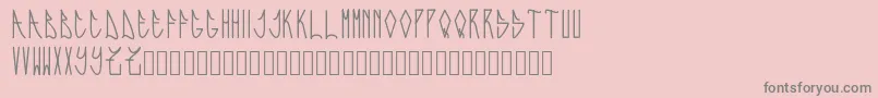 Шрифт Expresiva – серые шрифты на розовом фоне