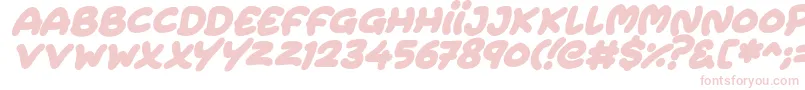 Fonte Extra Fruity Italic – fontes cor-de-rosa