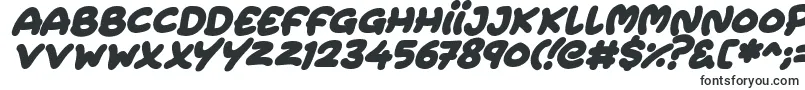 Шрифт Extra Fruity Italic – толстые шрифты