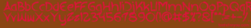 Шрифт EXTRA HOT Bold – красные шрифты на коричневом фоне