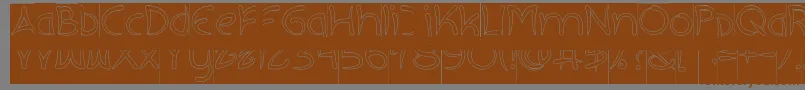 Подробнее о шрифте EXTRA HOT Hollow Inverse Шрифт EXTRA HOT Hollow Inverse – коричневые шрифты на сером фоне