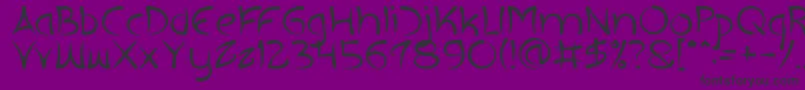 EXTRA HOT Light Font – Black Fonts on Purple Background