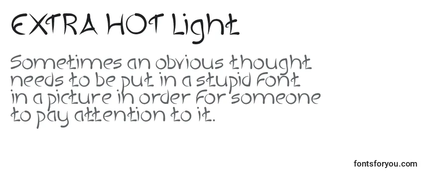 EXTRA HOT Light Font