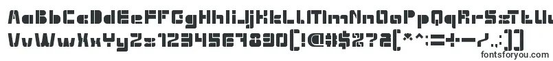 EXTRA MACHINE Font – Stencil Fonts