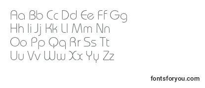 BauhauslightcPlain Font