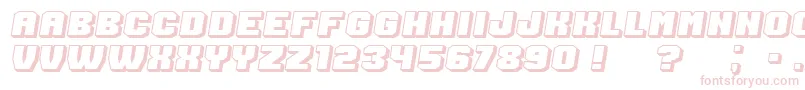 フォントExtradition Italic – ピンクのフォント