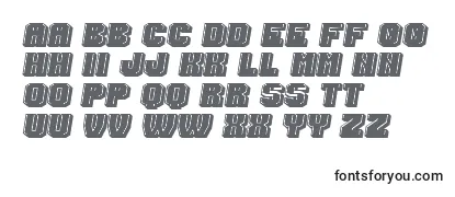 フォントExtraditionFilled Italic