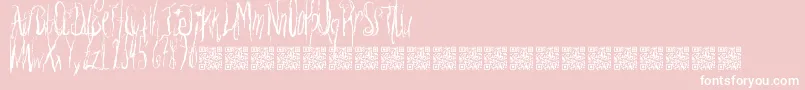 ExtraReaper Font – White Fonts on Pink Background