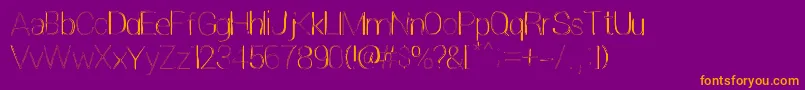 More about Extreme Simple Font Extreme Simple Font – Orange Fonts on Purple Background