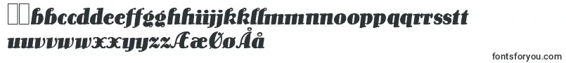 Шрифт LouisBolditalic – датские шрифты