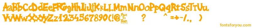 Face to Sun Font – Orange Fonts