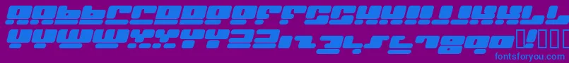More about FACEI Font FACEI Font – Blue Fonts on Purple Background