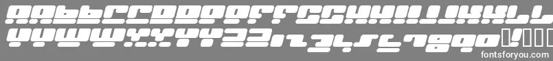 FACEI    Font – White Fonts on Gray Background
