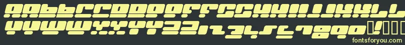 FACEI    Font – Yellow Fonts on Black Background