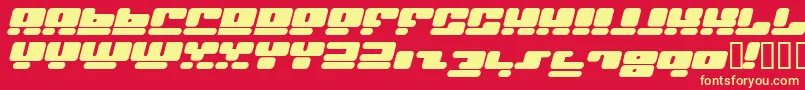 FACEI    Font – Yellow Fonts on Red Background