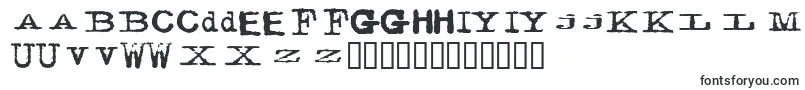 FACERG  -Schriftart – friesische Schriften