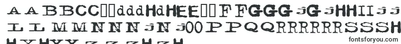 Weitere Informationen zur FACERG -Schriftart FACERG -Schriftart – nyanja Schriften