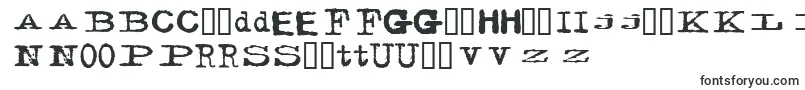 FACERG  -Schriftart – esperanto Schriften