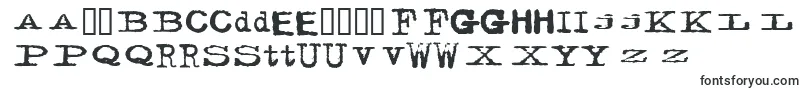 FACERG  -Schriftart – mazedonische Schriften