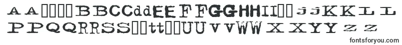 FACERG  -Schriftart – rumänische Schriften