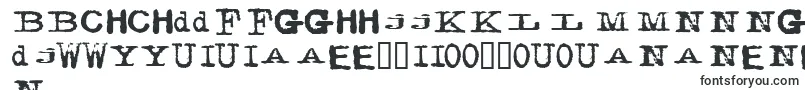 FACERG  -Schriftart – kreolische Schriften